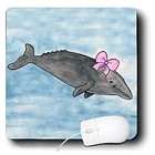 3dRose LLC Whale Tail Gang   Gina Grey Whale   Mouse Pads