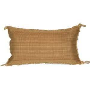  Tan Stripe Rectangular Pillow 15x9 W/trim