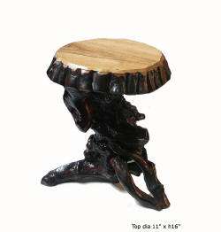 Oriental Natural Tree Root Wooden Stool Stand s2318  