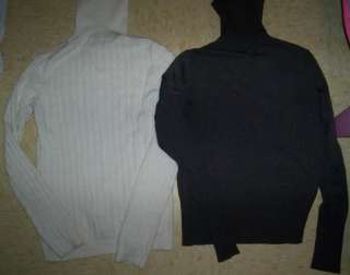 30. The Limited Black turtle neck sweater   Size Medium