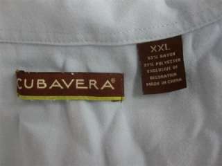   Short Sleeve Guayabera Cigar Wedding Cubavera Shirts 2XL XXL  