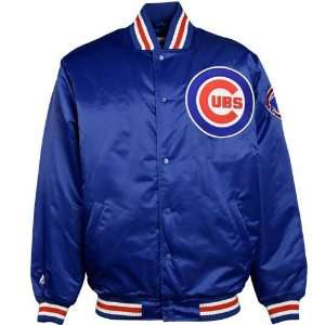  Majestic Chicago Cubs Royal Blue Authentic Collection Satin Jacket 