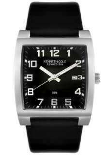 Kenneth Cole KC1239 Reaction Mens Leather Date Watch  
