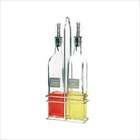 Cuisinox 6 oz. French Oil and Vinegar Bottle Set with Caddy
