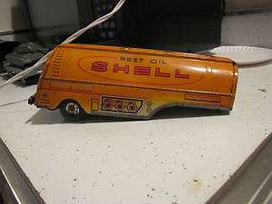   Gasoline   Tanker   Trailer   Tin Toy   Oil   Antique   Vintage  