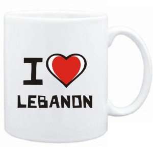  Mug White I love Lebanon  Usa Cities