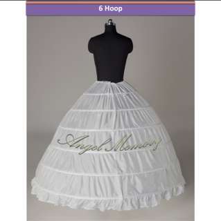 HOOP wedding gown crinoline petticoat skirt slip  