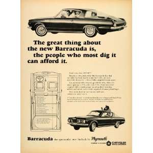  1964 Ad Chrysler Plymouth Barracuda Automobile Car Plan 