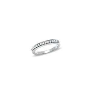   Diamond Stackable Band in 14K White Gold 1/4 CT. T.W. fashion Jewelry