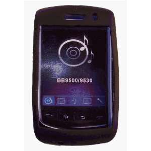 Blackberry 9500 9530 Storm Thunder Premium BLACK Silicone 