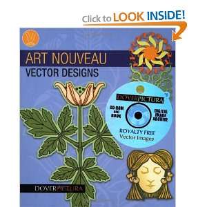  Art Nouveau Vector Designs (Dover Pictura Electronic Clip Art 