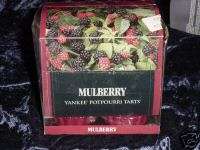 Yankee Candle ~MULBERRY tarts x24 ~RETIRED  
