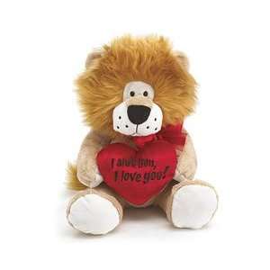   Lion With I Aint Lion, I Love You Heart 14 Plush [Toy] Toys
