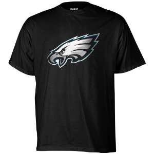  Reebok Philadelphia Eagles Logo Premier T Shirt   Black 