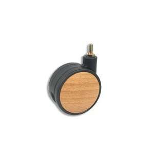 Cool Casters   Black Caster with Beech Finish   Item #400 75 BL BE TS 