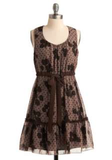 Brown Floral Dress  Modcloth