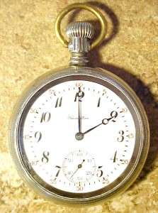 Hamilton 974 Antique 1916 Pocket Watch 16s / 17 Jewels; Nickel Case 