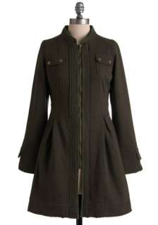   , Solid, Buttons, Pockets, Trim, Long Sleeve, Casual, Military, Fall