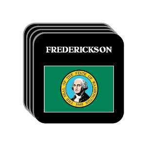 US State Flag   FREDERICKSON, Washington (WA) Set of 4 Mini Mousepad 