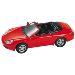    HO Die Cast 1997 Porsche 911 Carrera Cabrio, Red Toys & Games