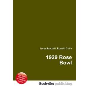  1929 Rose Bowl Ronald Cohn Jesse Russell Books