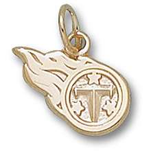   Tennessee Titans 10kt Gold 3/8 inch X 1/2 inch Charm   