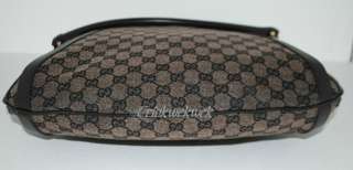 NEW AUTH GUCCI CANVAS BROWN CONVERTIBLE ABBEY BAG NWT  