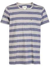 OBEY   Sixth street striped t shirt