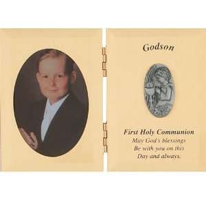  First Communion Gift Plaque 76 05805 5x7 Godson Boy 
