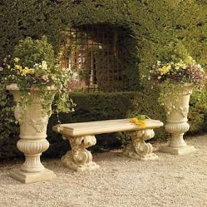  Baroque Garden Bench   Frontgate Patio, Lawn & Garden