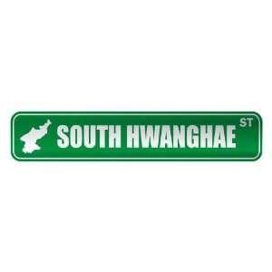   SOUTH HWANGHAE ST  STREET SIGN CITY NORTH KOREA