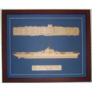  USS Valley Forge CV 45 WWII Configuration Toys & Games