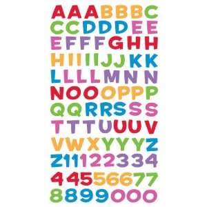  Sticko Funhouse Colorful Alphabet Sticker Arts, Crafts 