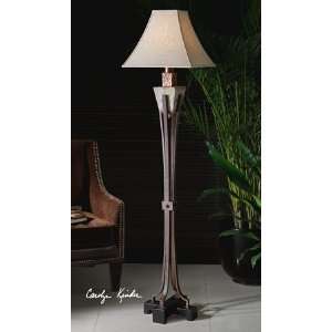  66 in Hammered Copper and Slate Tall Floor Lamp