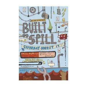 BUILT TO SPILL   Limited Edition Concert Poster   by Cole Gerst of 