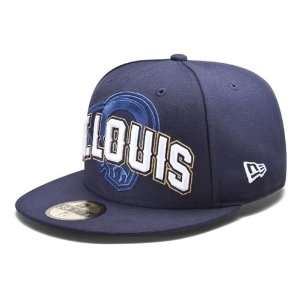   Louis Rams New Era Official Draft Hat 5950 (Blue)