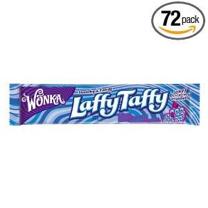 Wonka Laffy Taffy, Wild Blue Raspberry, 1.5 Ounce Packages (Pack of 72 
