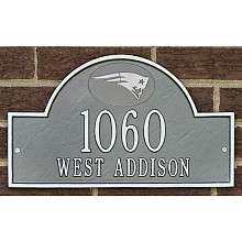 Riddell New England Patriots Personalized Address Plaque (Pewter) with 