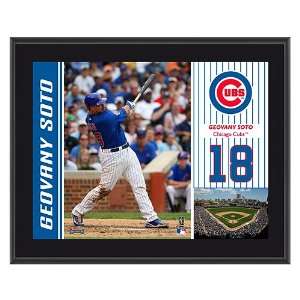  Chicago Cubs Geovany Soto 10 1/2 x 13 Sublimated Plaque by 