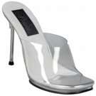 Womens Pleaser Chic 01 Clear Shoes 
