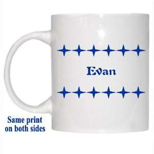  Personalized Name Gift   Evan Mug 