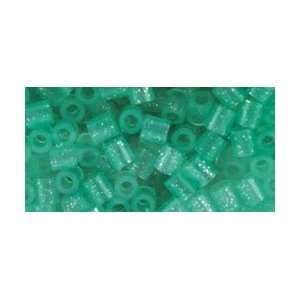    Perler Fun Fushion Beads 1000/Pkg Green Glitter Toys & Games