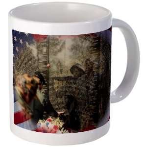  Vietnam Veterans Memorial Military Mug by  