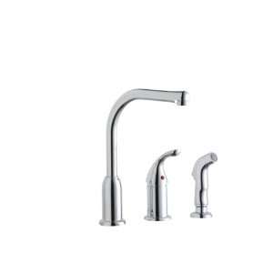   Faucets Everyday Waterfall Single Handle Kitchen Faucet with Sidespra