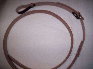 Vintage A Style Leather Mandolin Strap  