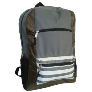  18 Contrast Basic Backpack   Dark Grey Case Pack 50 
