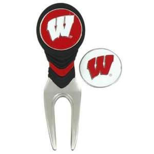   Wisconsin Badgers NCAA Ball Mark Repair Tool 