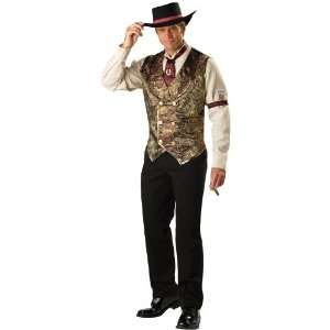   In Character Costumes Gamblin Man Adult Costume / Red   Size Medium