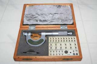 Mitutoyo 116 105 machinist thread micrometer 0 1 .001  