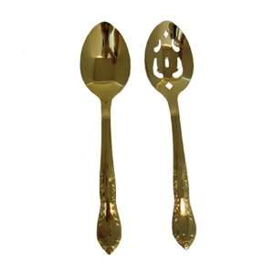  Serving Spoon and Slotted Spoon Set